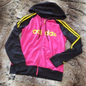 Adidas Athletic Light Zip Up Hoodie